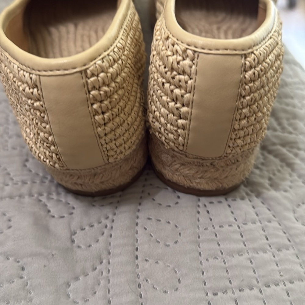 J. Crew Espadrille Woven Flats in Natural Raffia 10.5 Made in Spain - Picture 5 of 6